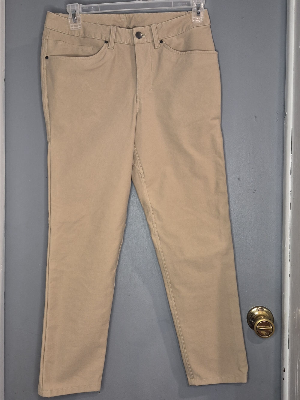 Lululemon LM5ABNS Beige ABC Slim-Fit 5 Pocket Pant